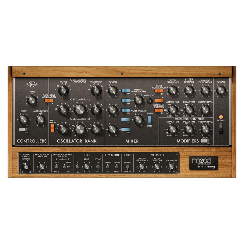 Universal Audio Moog Minimoog｜軟體合成器音源