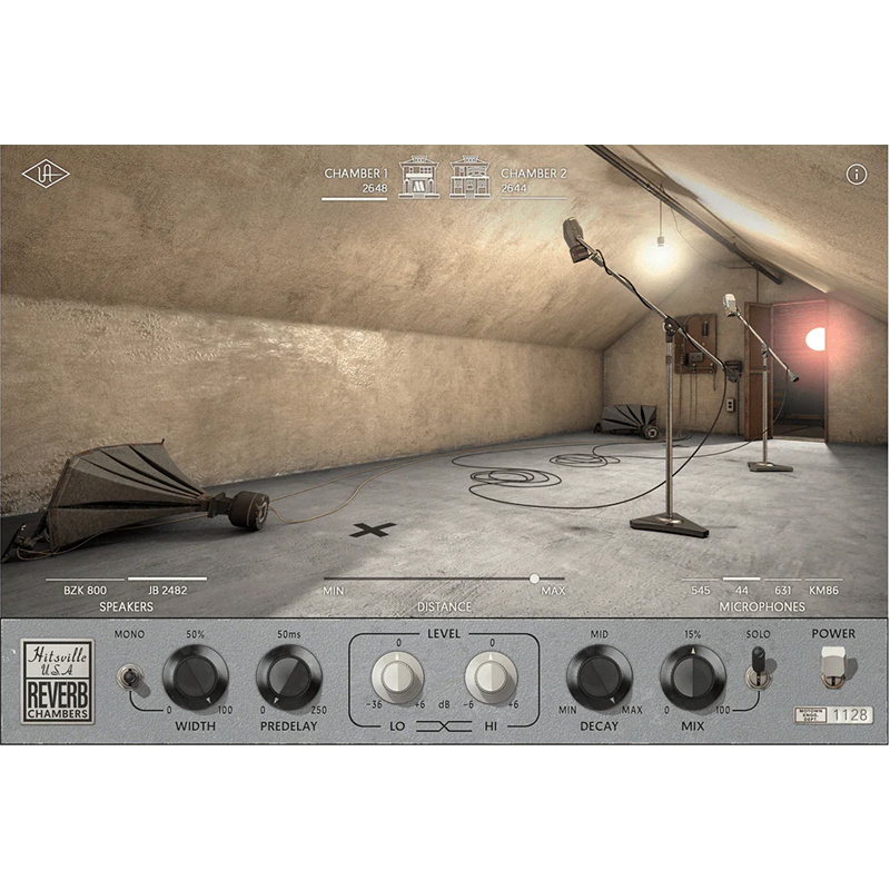 Universal Audio Hitsville Reverb Chambers｜空間殘響效果器插件