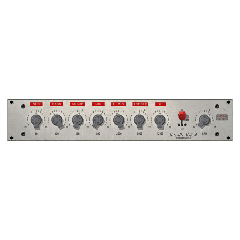 Universal Audio Hitsville EQ Collection｜混音母帶均衡器