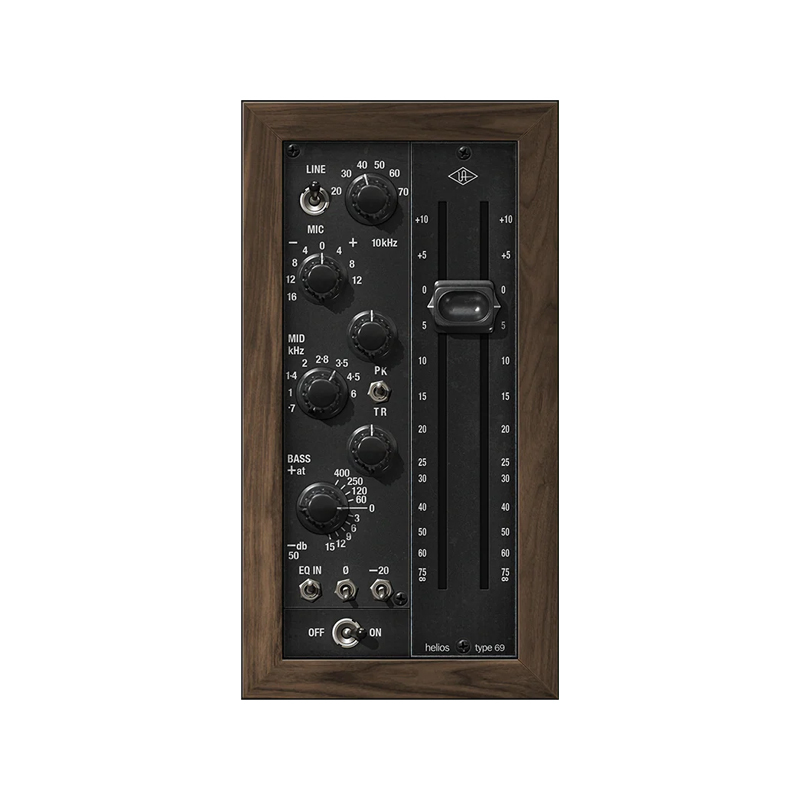 Universal Audio Helios Type 69 Preamp and EQ Collect｜前級均衡器效果器插件