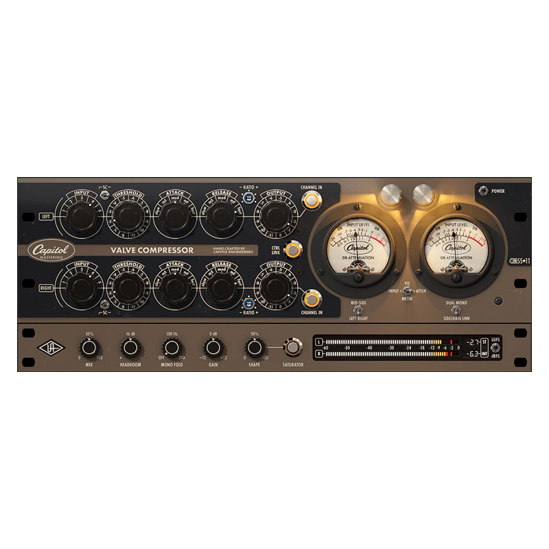 Universal Audio Capitol Mastering Compressor｜母帶壓縮效果器