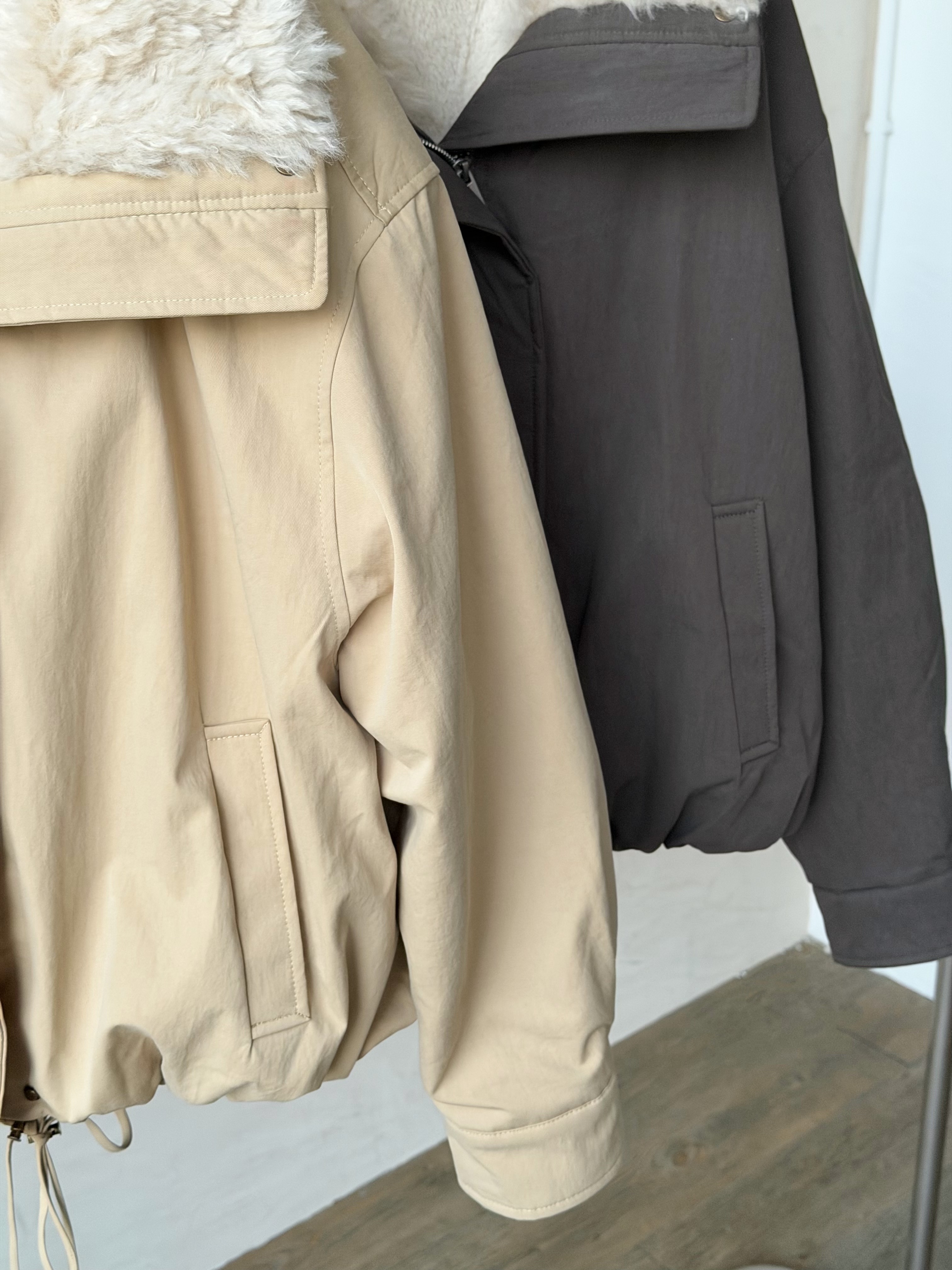 KR426 保暖巨舒服毛絨絨褸-2色