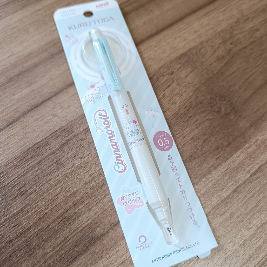 日本UNI．KURU TOGA 0.5mm 旋轉自動鉛筆 三麗鷗聯名款