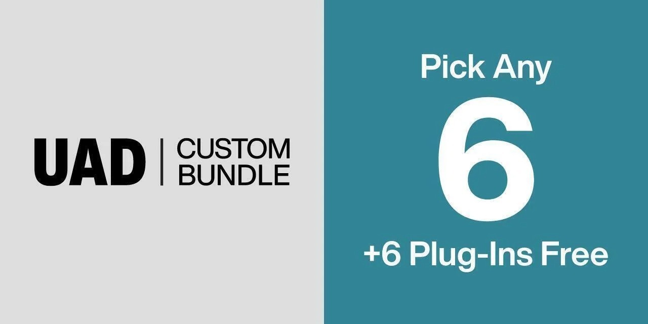 Universal Audio Custom 6 Plus｜自由選 6 送 6 方案