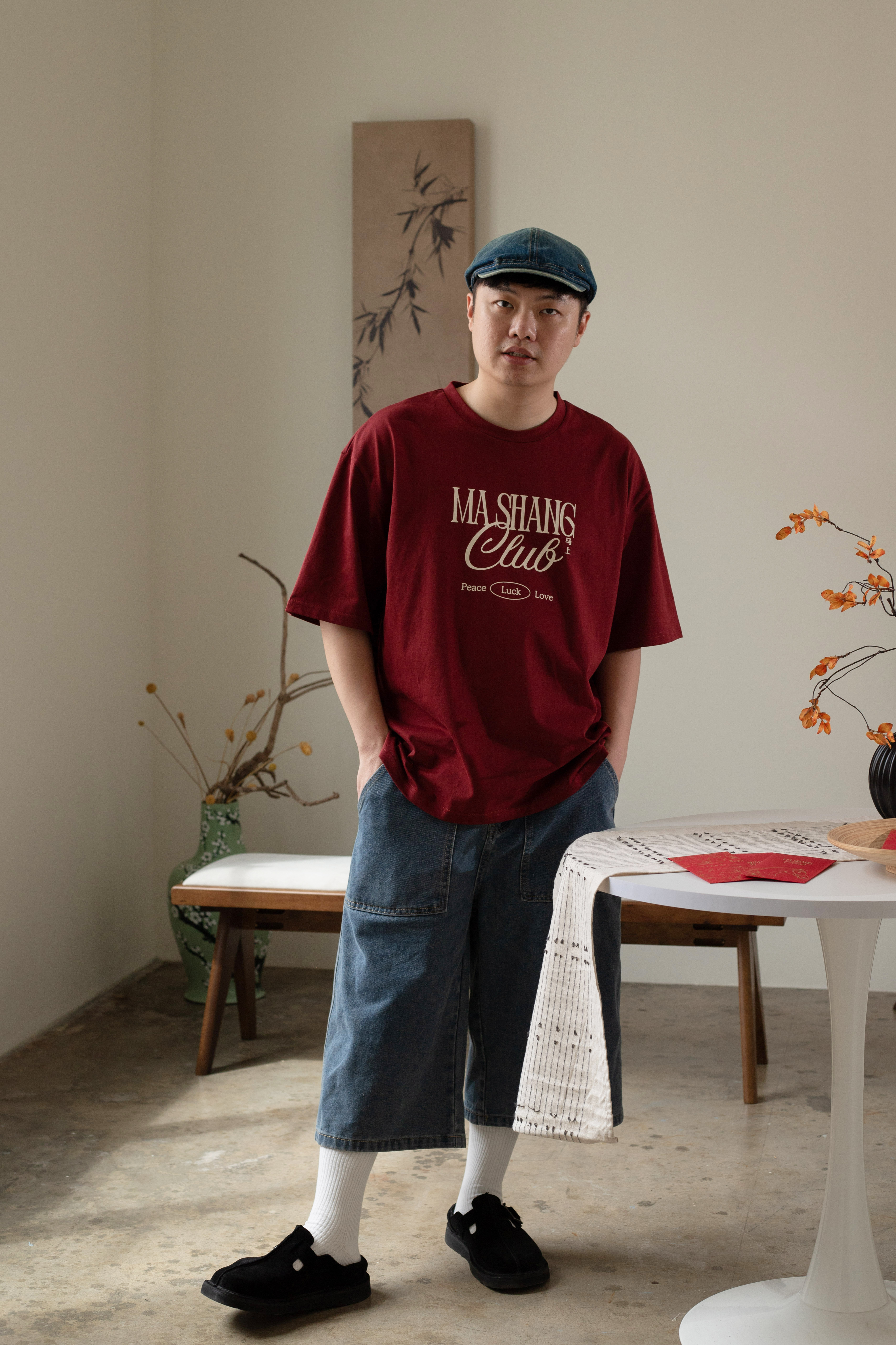 Mashang Club [马上好运]  CNY Unisex Tee Red -2602TSRED