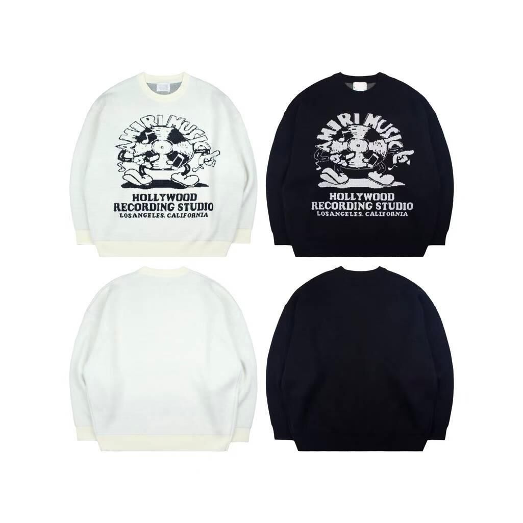 英文字圖案針織衫 Tac-0372T