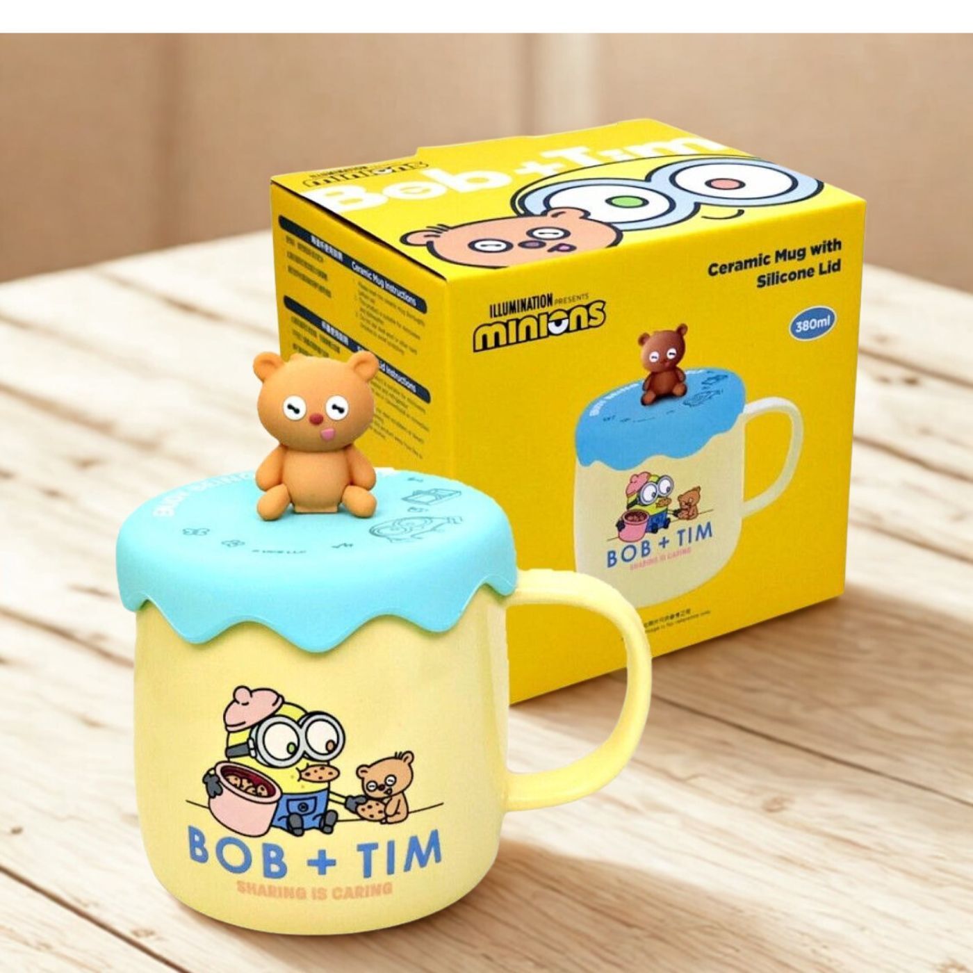 迷你兵團 | 陶瓷碗連 3D杯蓋套裝