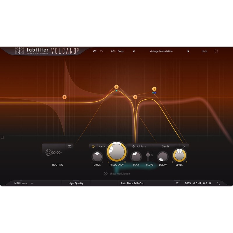 FabFilter Volcano 3｜創意濾波效果插件