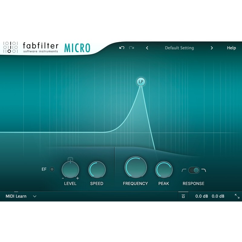 FabFilter Micro｜濾波器效果器插件