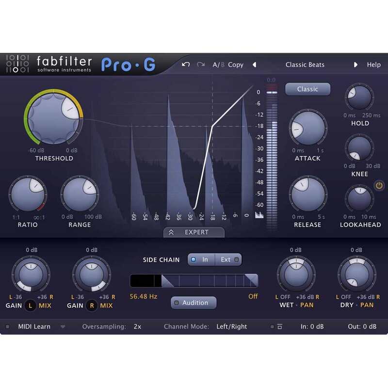 FabFilter Pro-G｜噪音門擴展效果器