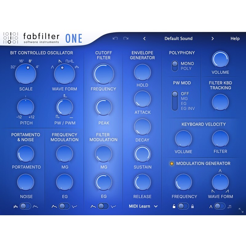 FabFilter One｜音樂製作合成器插件