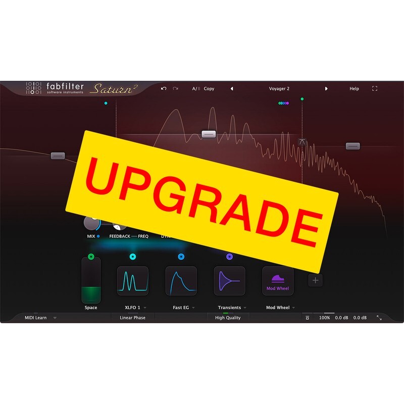 FabFilter Saturn 2 upgrade｜飽和失真效果器