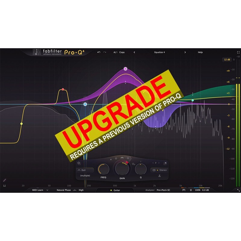 FabFilter Pro-Q 4 Upgrade｜音訊等化器效果插件