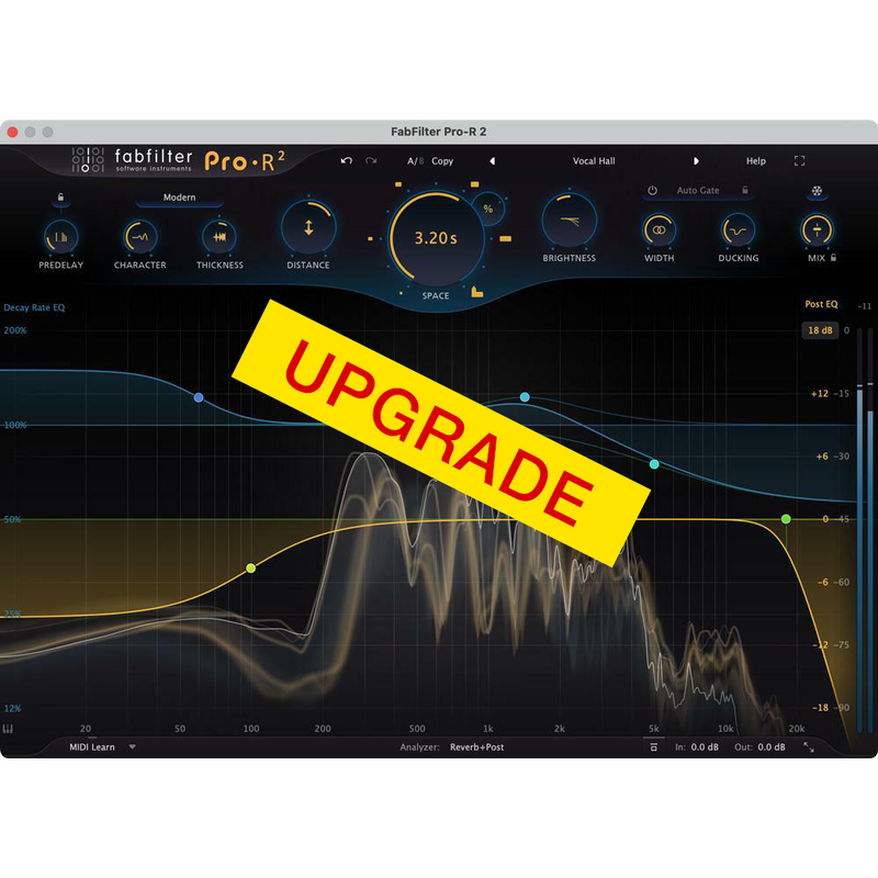 FabFilter Pro-R 2 Upgrade｜殘響效果器插件