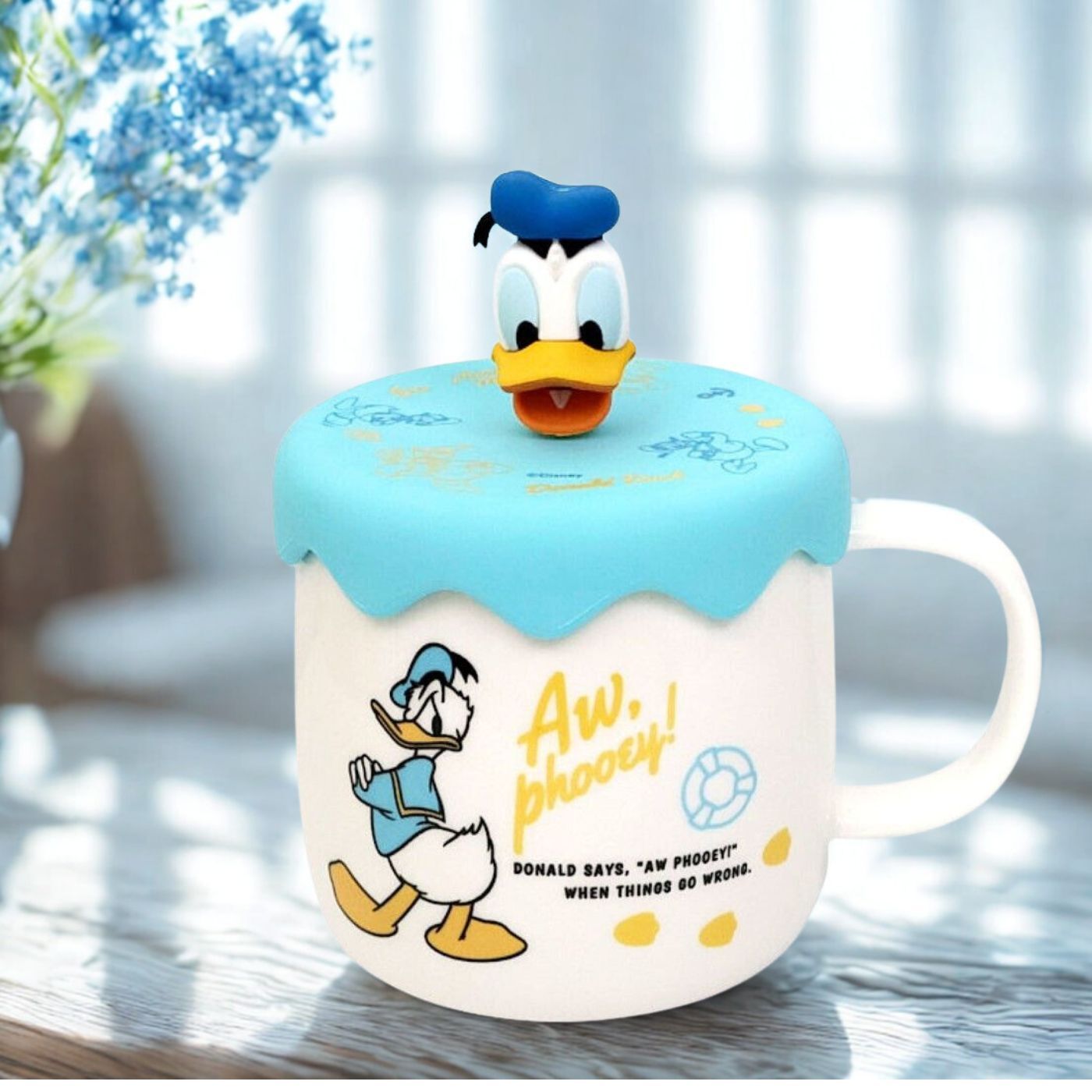 唐老鴨 | 陶瓷碗連 3D杯蓋套裝