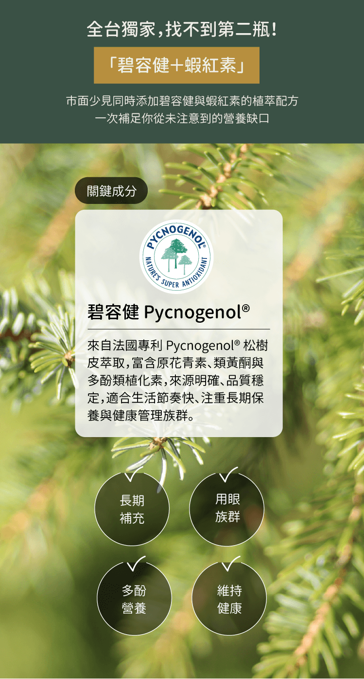 潤晶萃添加碧容健，視覺更舒適