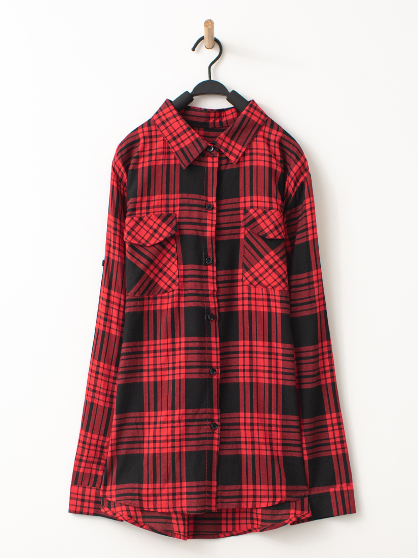 百搭蘇格蘭格紋襯衫