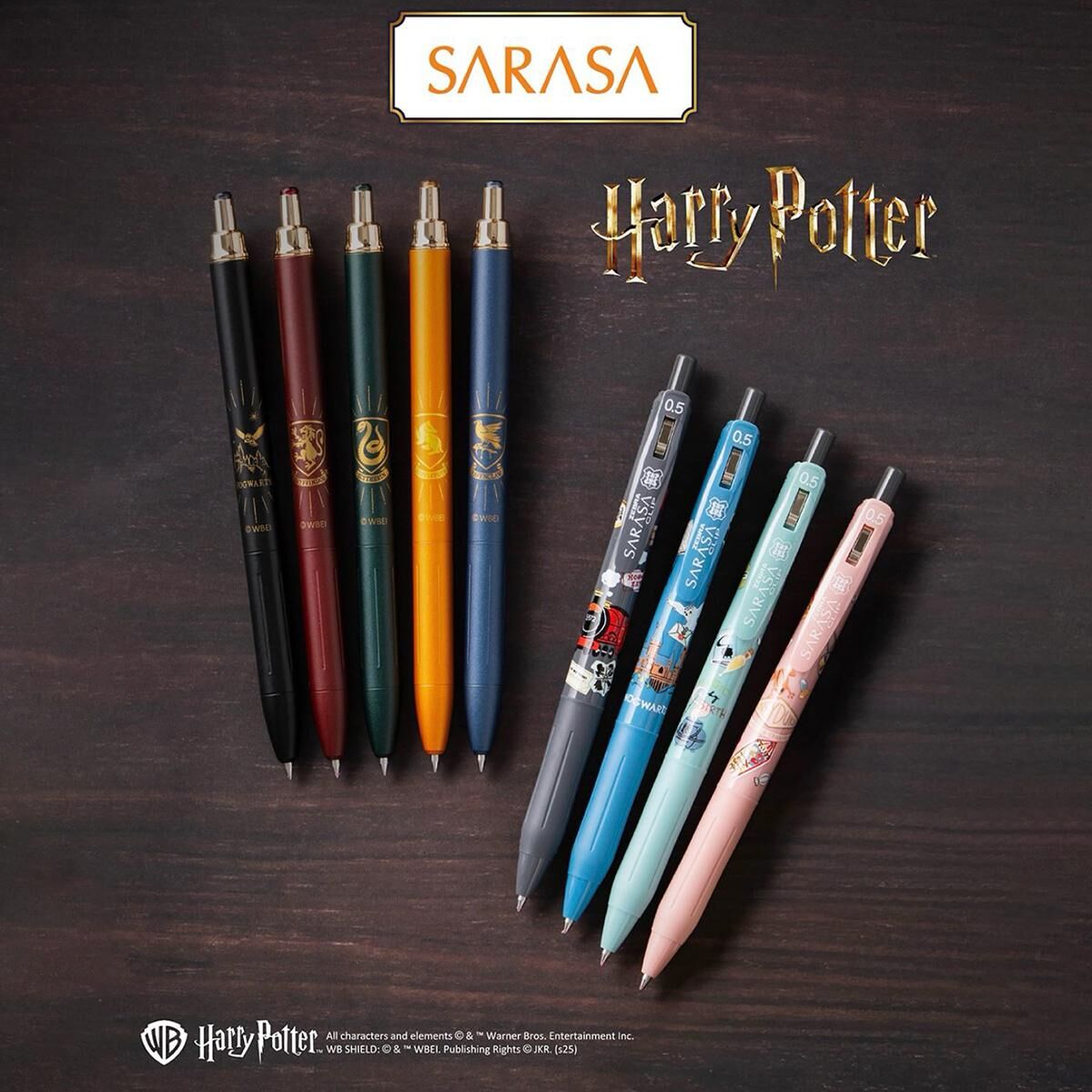 『ZEBRA』哈利波特ＸSARASA GRAND 復古色尊爵輕量筆