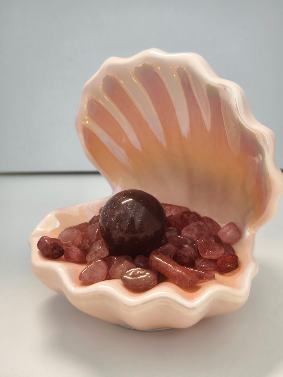 0102CYST02-水晶CS- "珍"愛恆久遠  爆閃草莓晶陣 (10套) (A2)