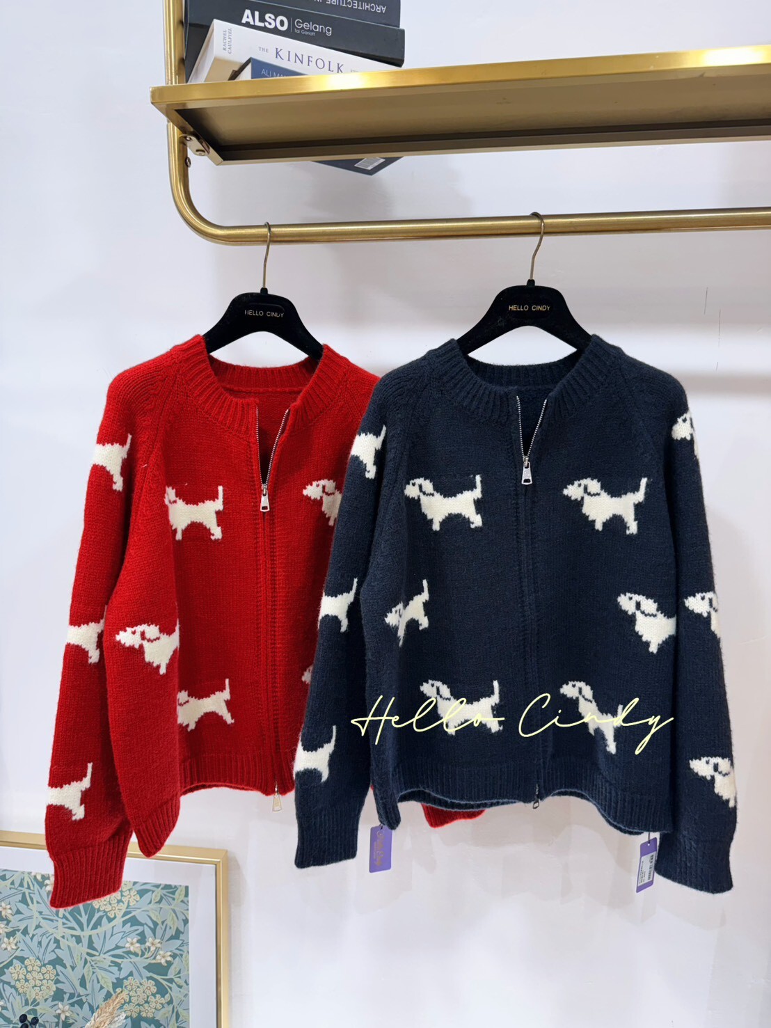 B12125 可可愛愛的小狗狗針織外套