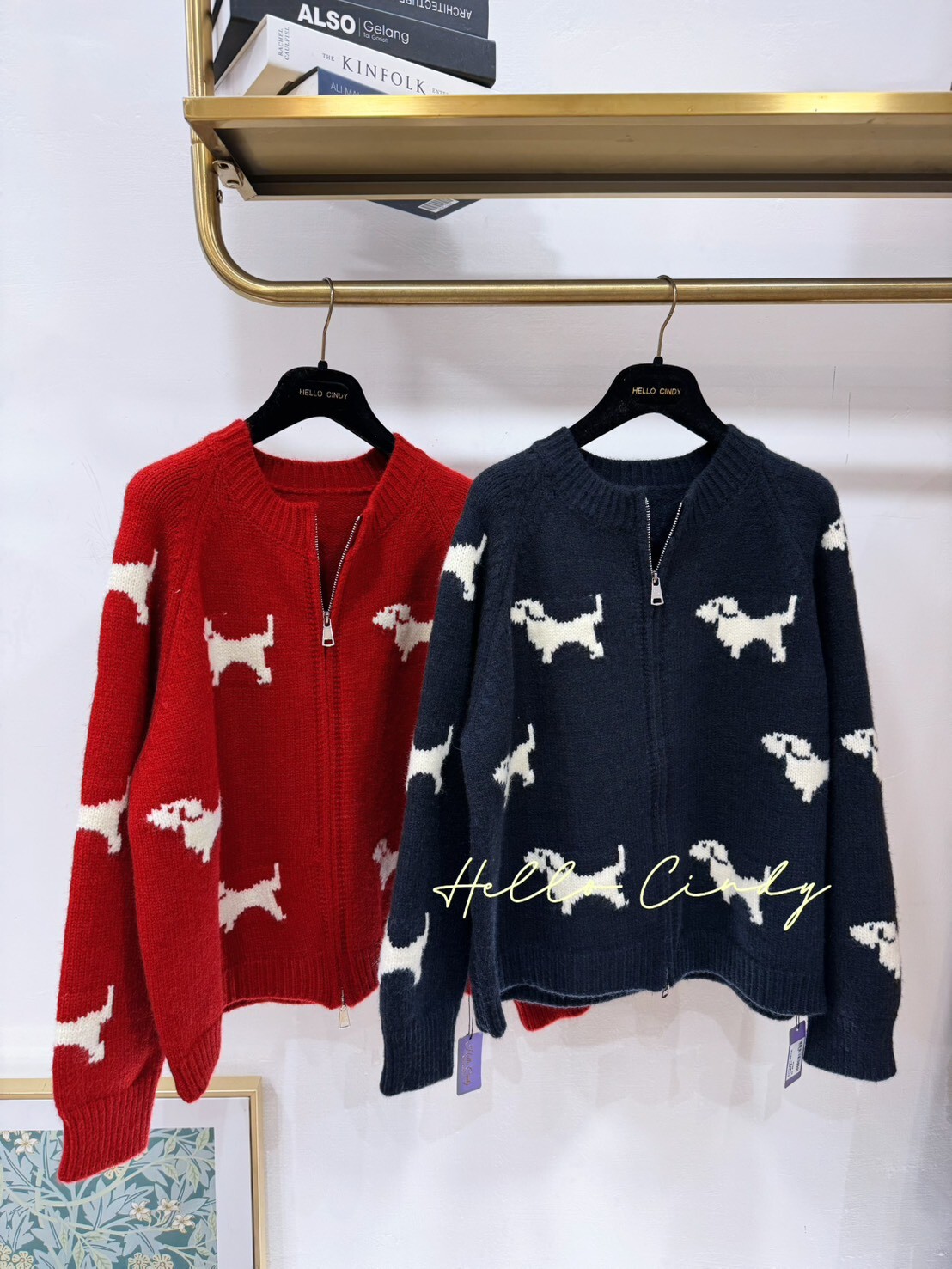 B12125 可可愛愛的小狗狗針織外套