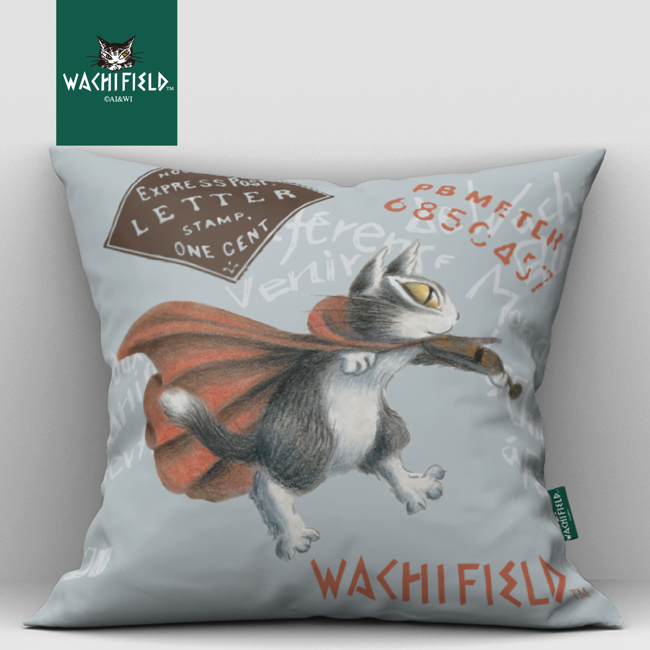 【Wachifiled™ 達洋貓 首次登場】音樂遊俠 靠墊套