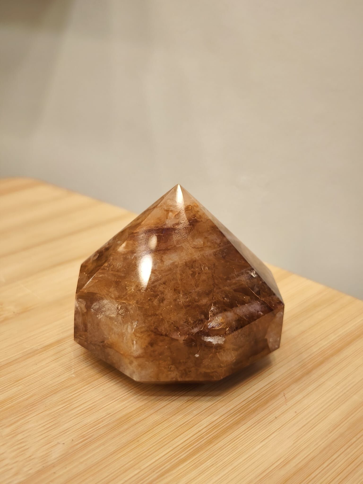 0102CYST09-水晶CS- 斬斷爛桃花 紅膠花保護罩 [只限10個] (A9)