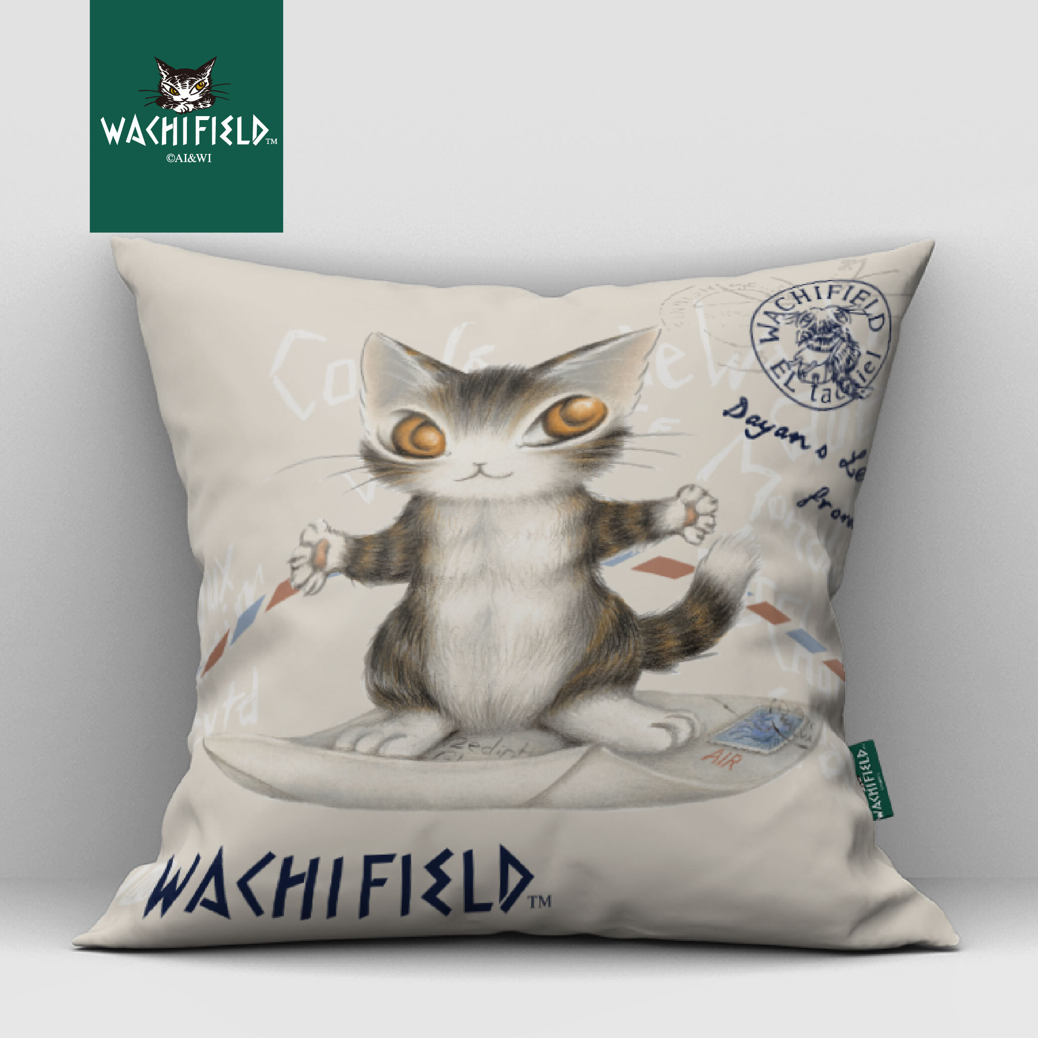 【Wachifiled™ 達洋貓 首次登場】快遞來了 靠墊套