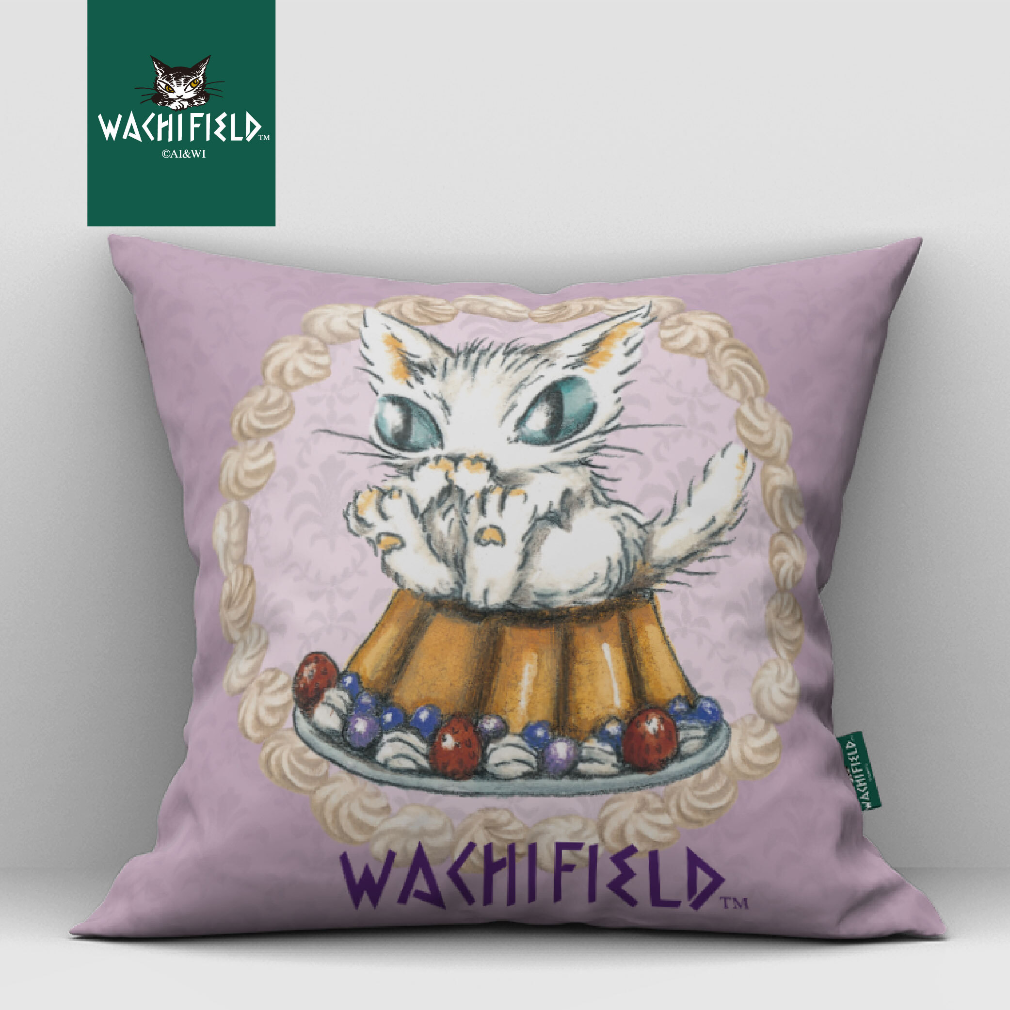 【Wachifiled™ 達洋貓 首次登場】凡妮娜的布丁 靠墊套