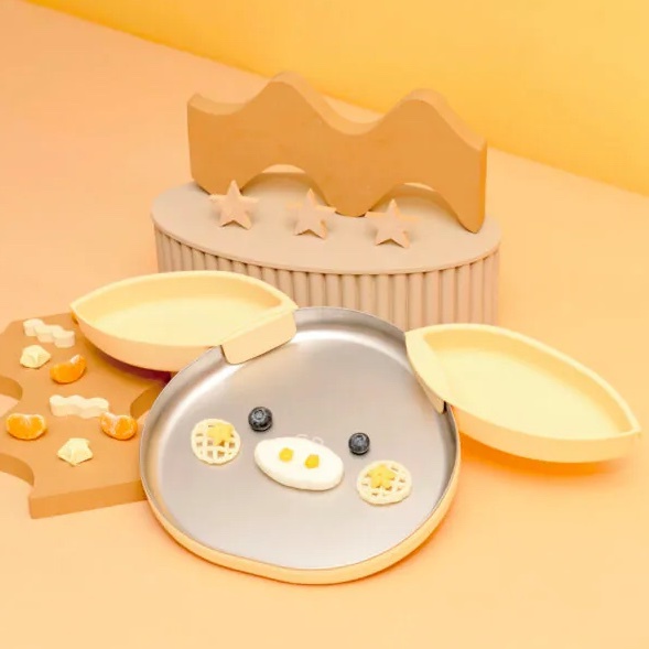 3 LITTLE BUDDY 三隻小嘟成長餐盤  (香港代理|現貨發售)