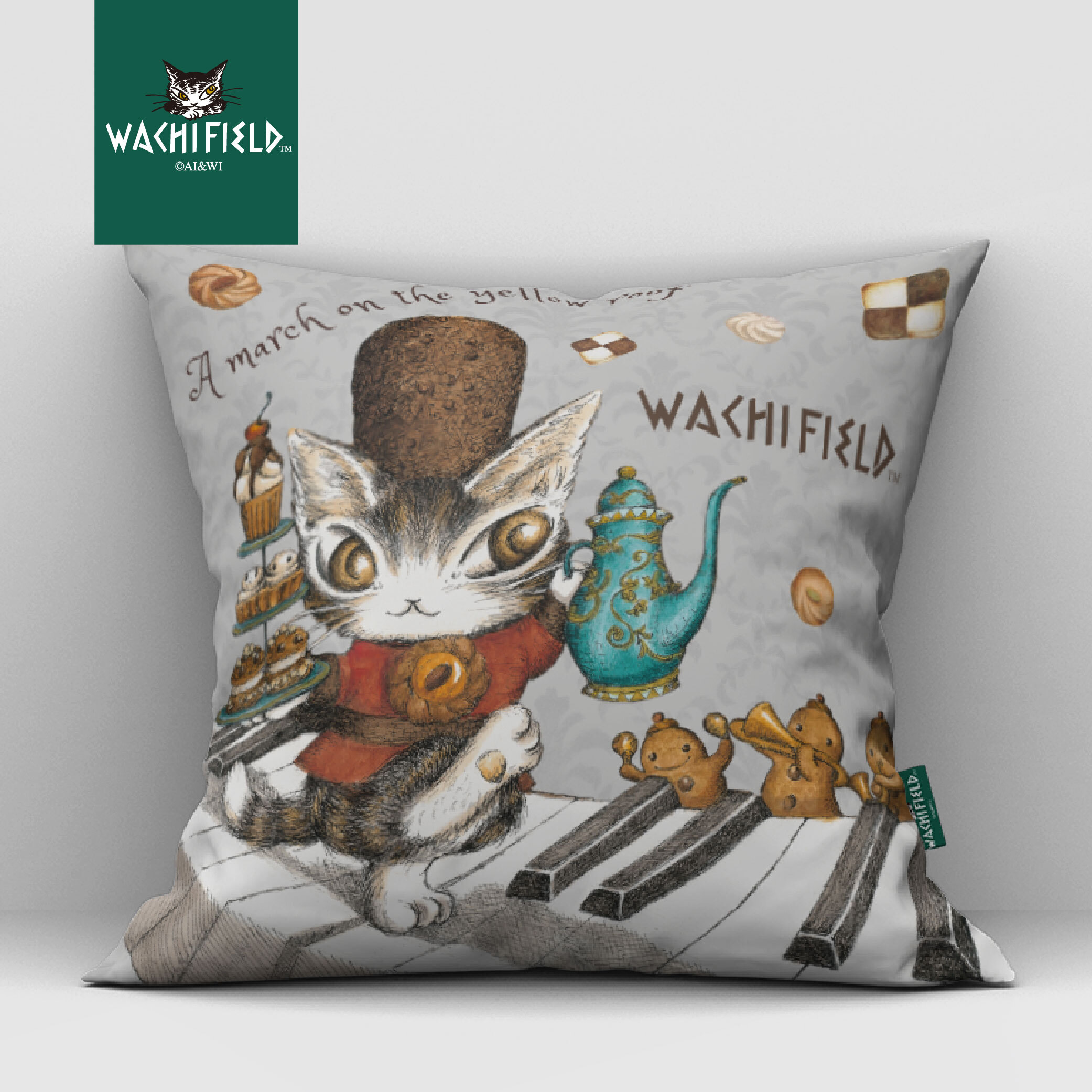 【Wachifiled™ 達洋貓 首次登場】午後的茶會  靠墊套