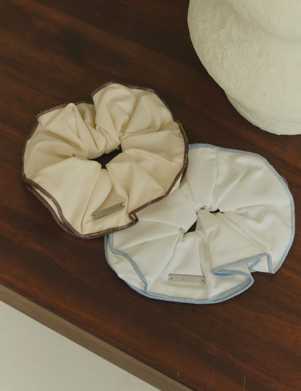 自訂款雲朵髮圈（米黃色）