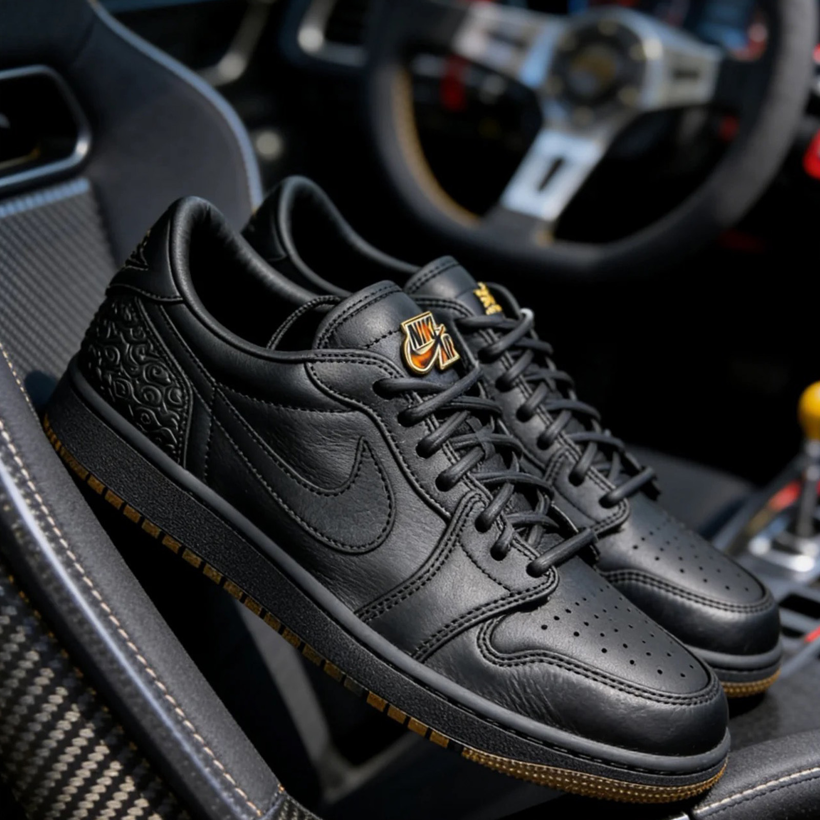 Air Jordan 1 Low OG 'Xuan Wu' 玄武 黑金 皮革 中國風 神話 限定 IO3147-001