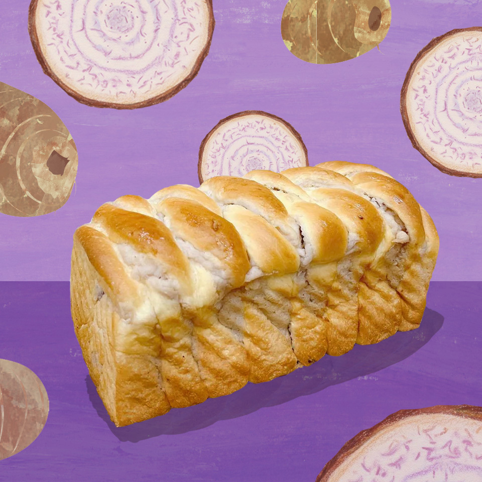 真。芋頭大河馬吐司