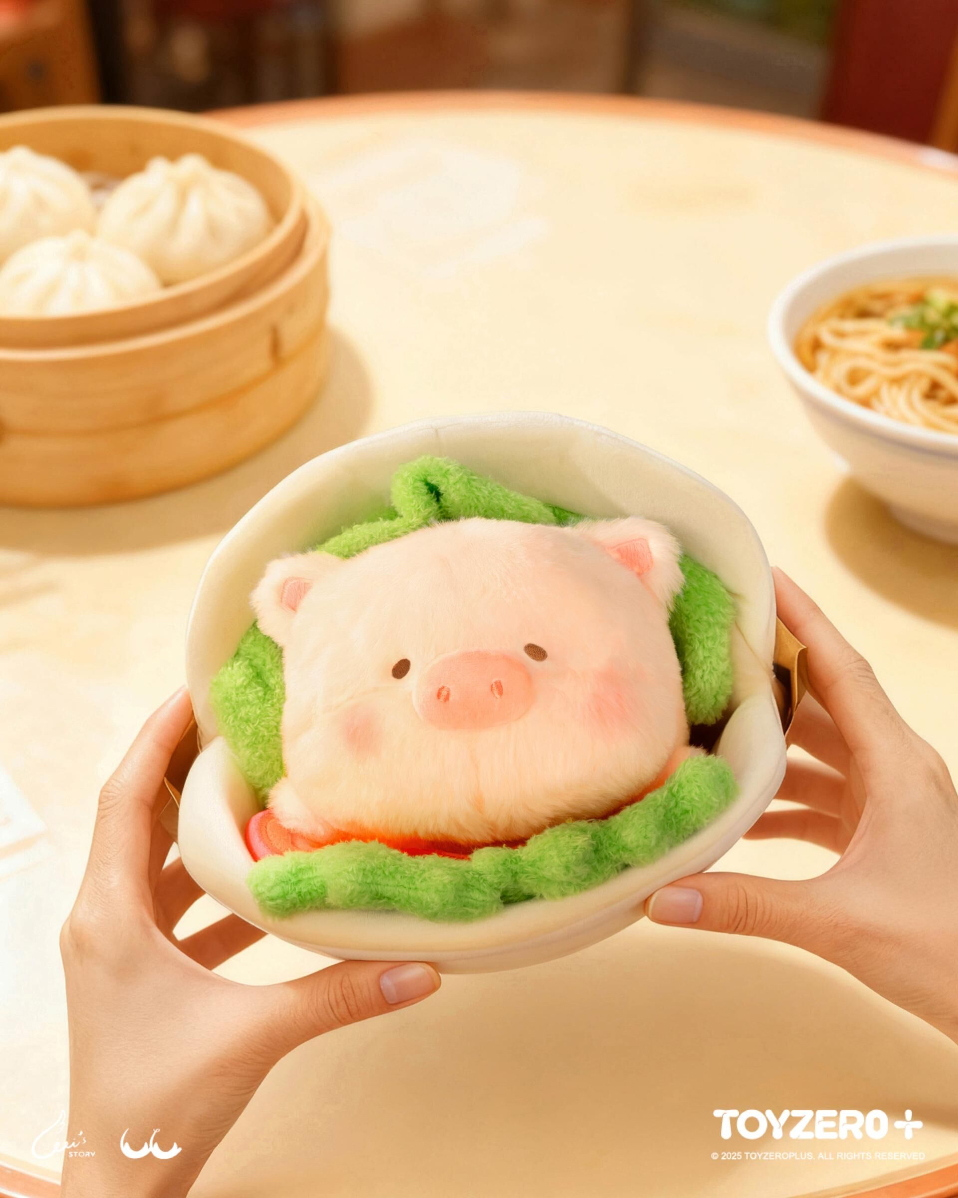 罐頭豬LuLu Lu家小館 - 5星好評肉夾饃毛絨公仔