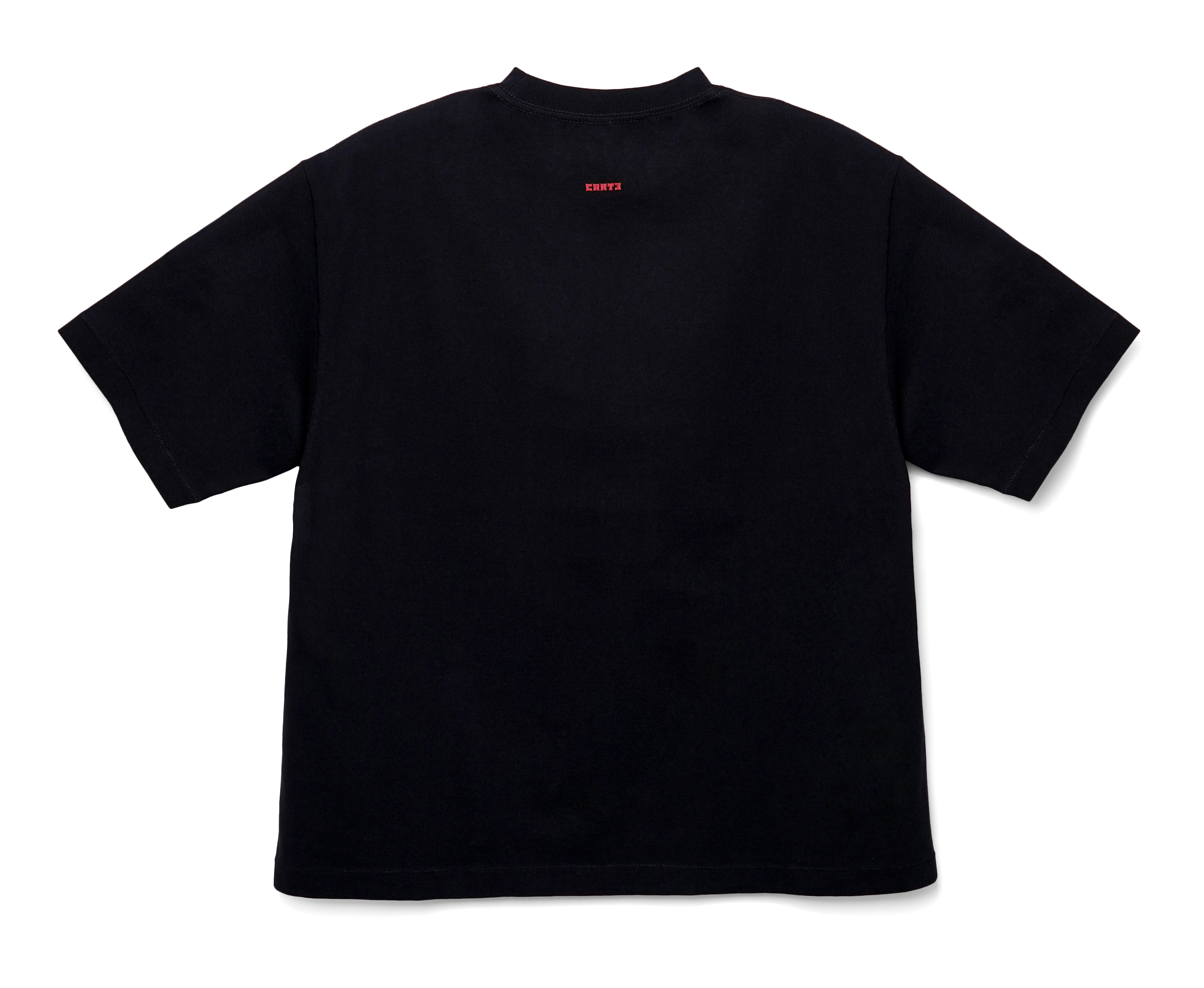 CAAT3 “GATO REDENTOR” TEE BLACK C3ST04BK