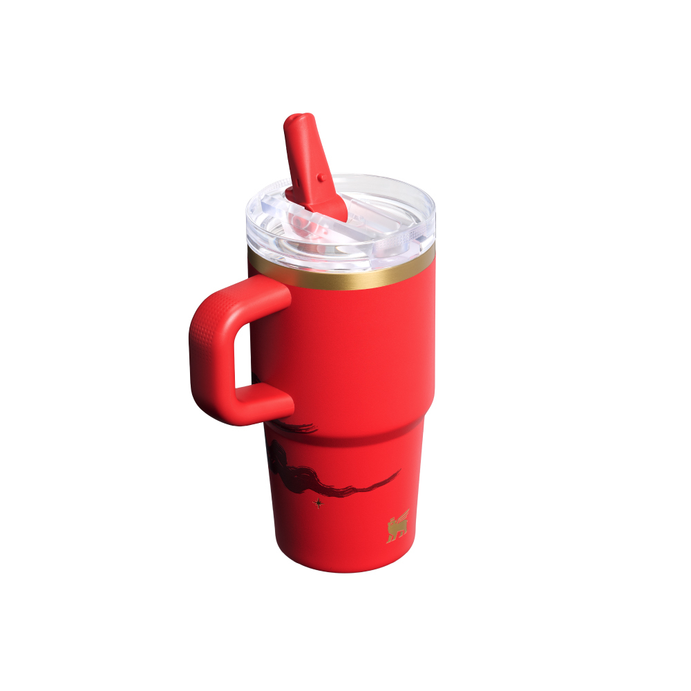STANLEY 防漏吸管隨手杯 0.59L / 赤駒紅