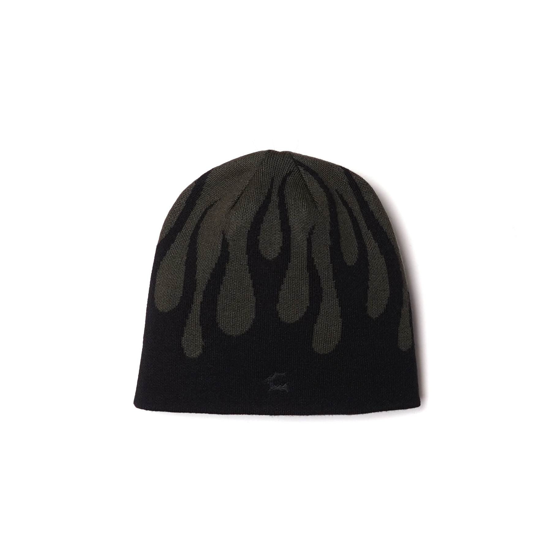 CAAT3 REVERSIBLE BEANIE BLACK.GREEN CAAT3BN01BG