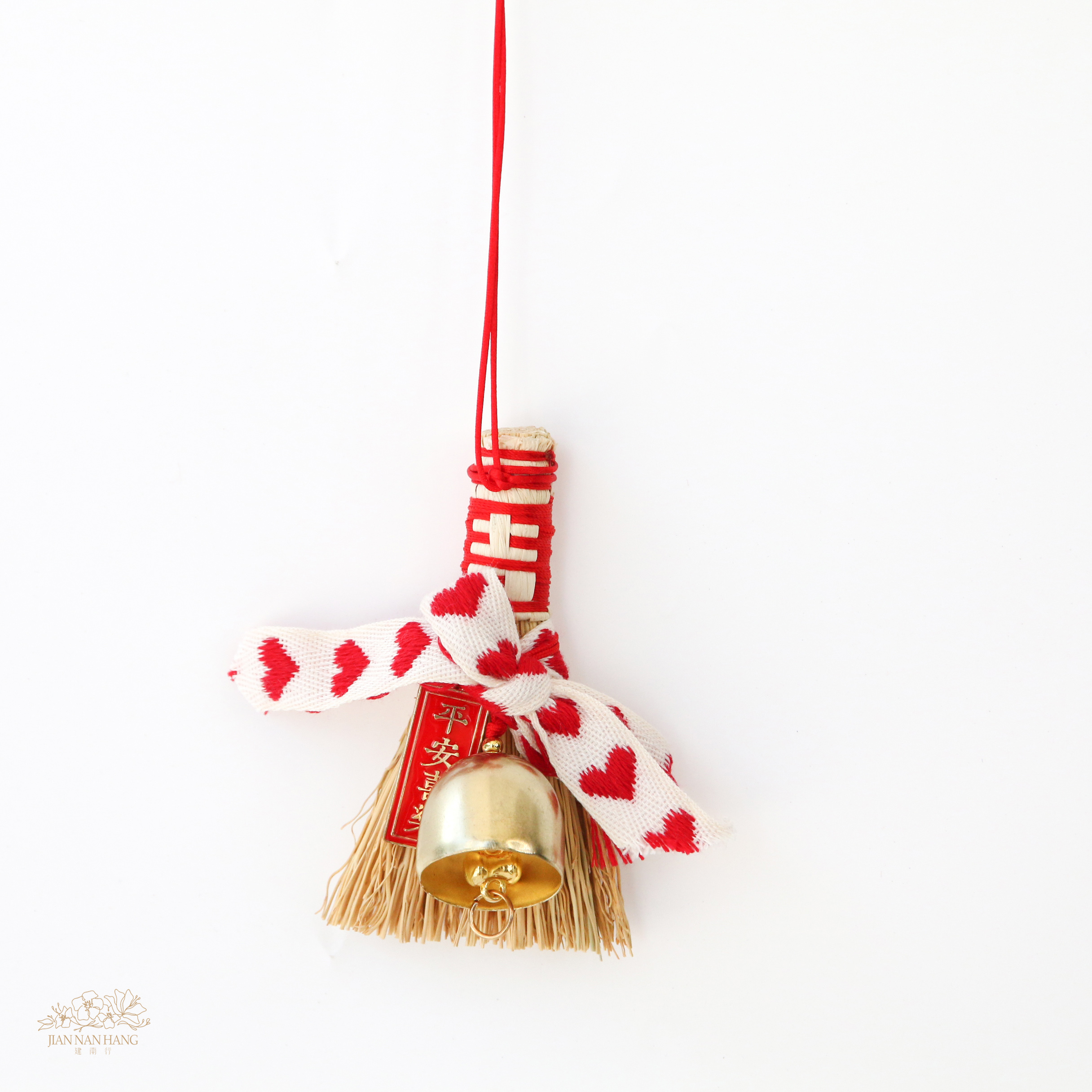 裝飾 掃帚鈴鐺 原色
