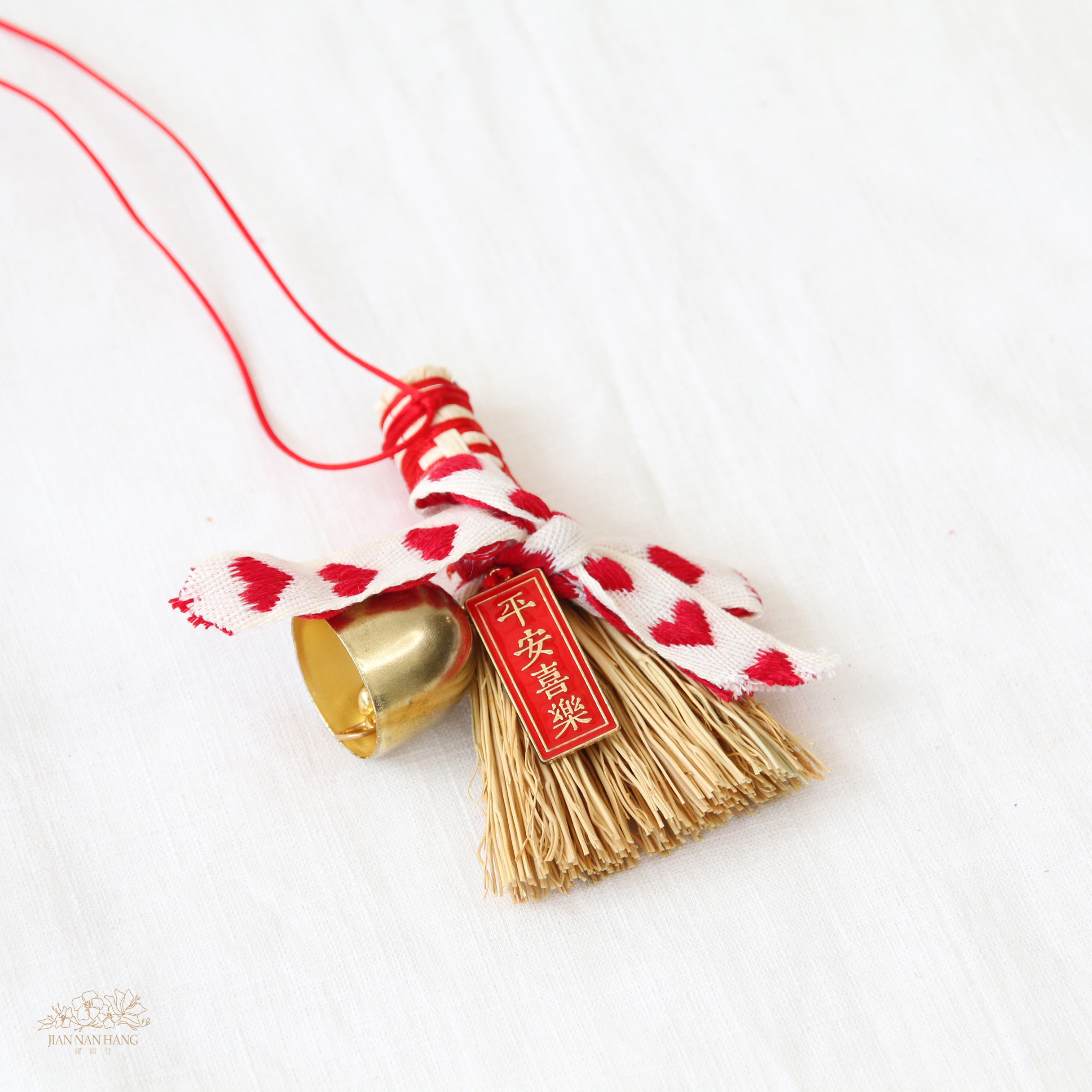 裝飾 掃帚鈴鐺 原色