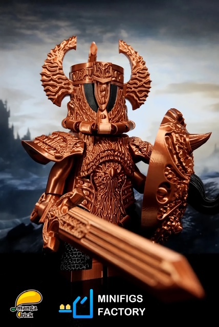 【預訂】【Manga Brick x Minifigs.Factory】熔爐騎士（全開模巨型人仔）