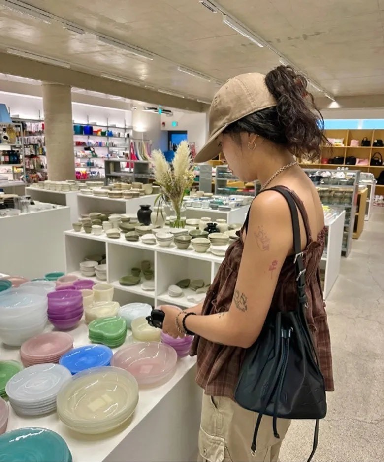 【韓國連線】MATIN KIM LOGO MINI BUCKET BAG 2色 MKMINI