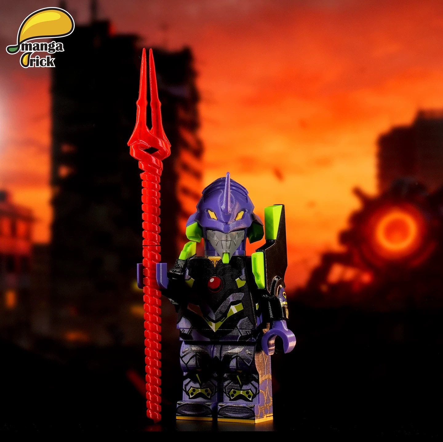 【預訂】【Manga Brick】EVA 初號機（全開模巨型人仔）