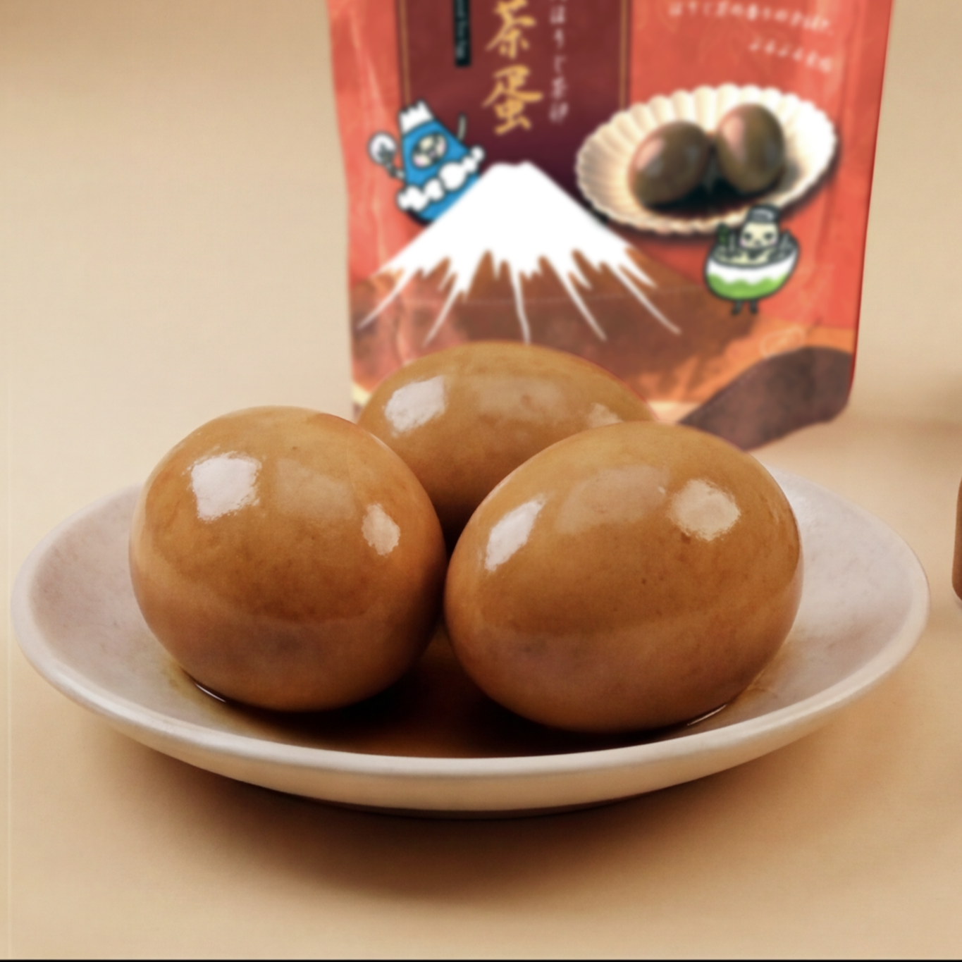 [Refrigerated Product] Shizuoka Roasted Tea Egg｜Taiwan Braising Craft × Japanese Tea Spirit