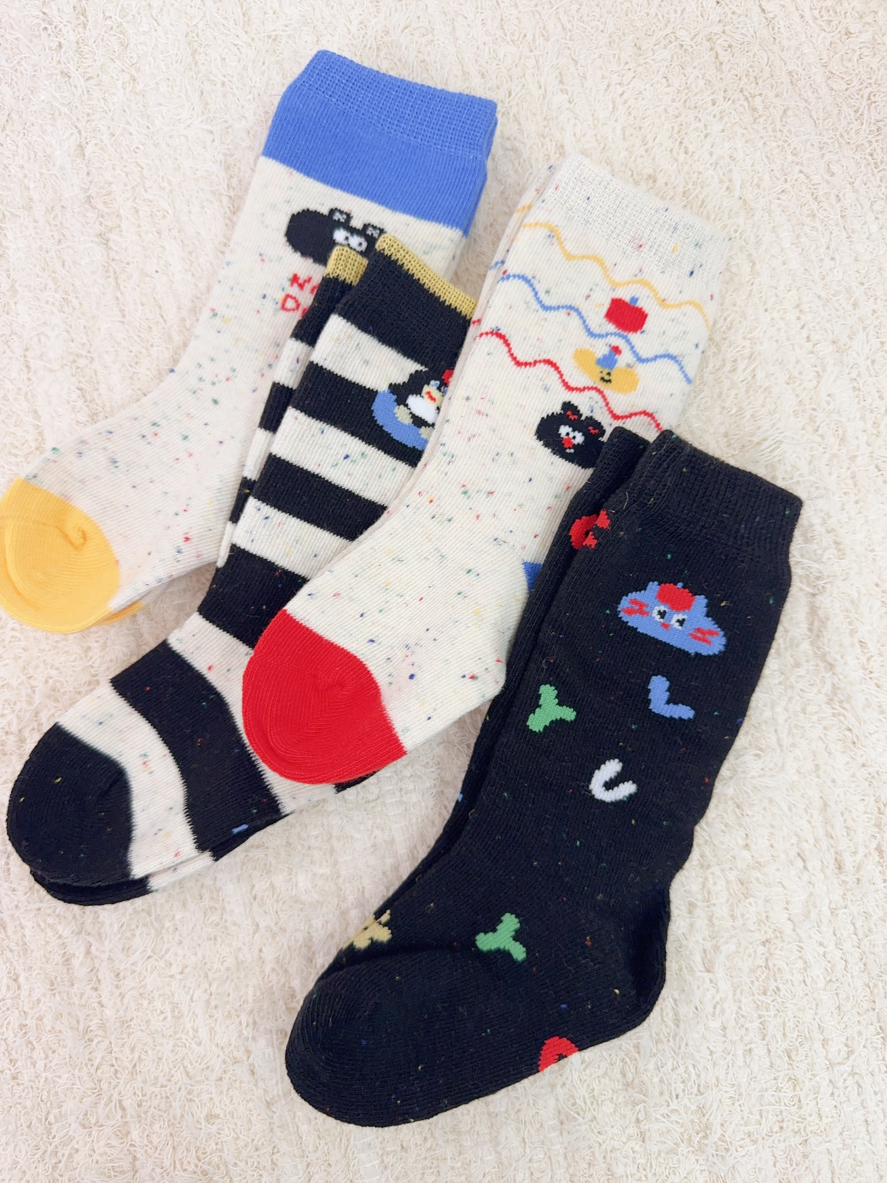 純棉動物襪組4入