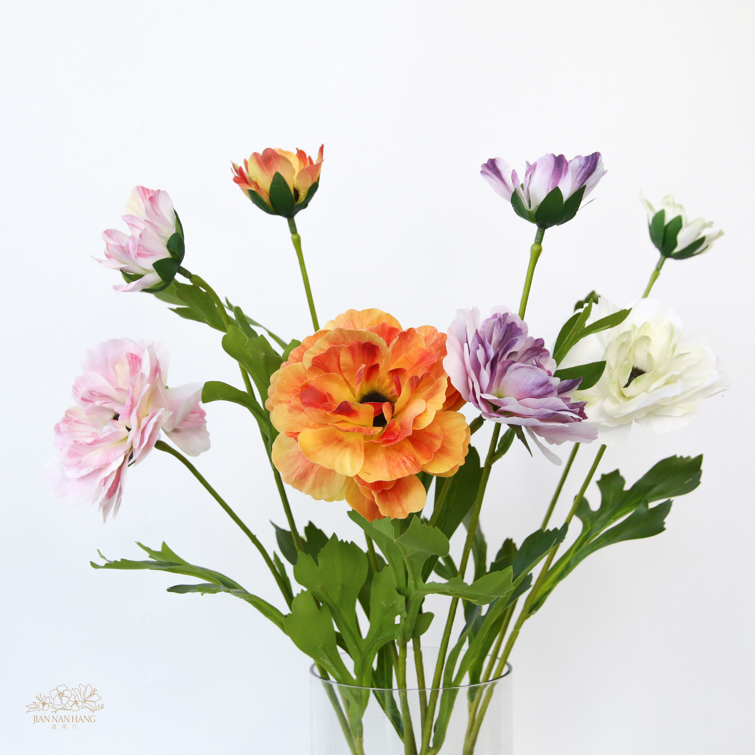 人造花 毛茛 4色