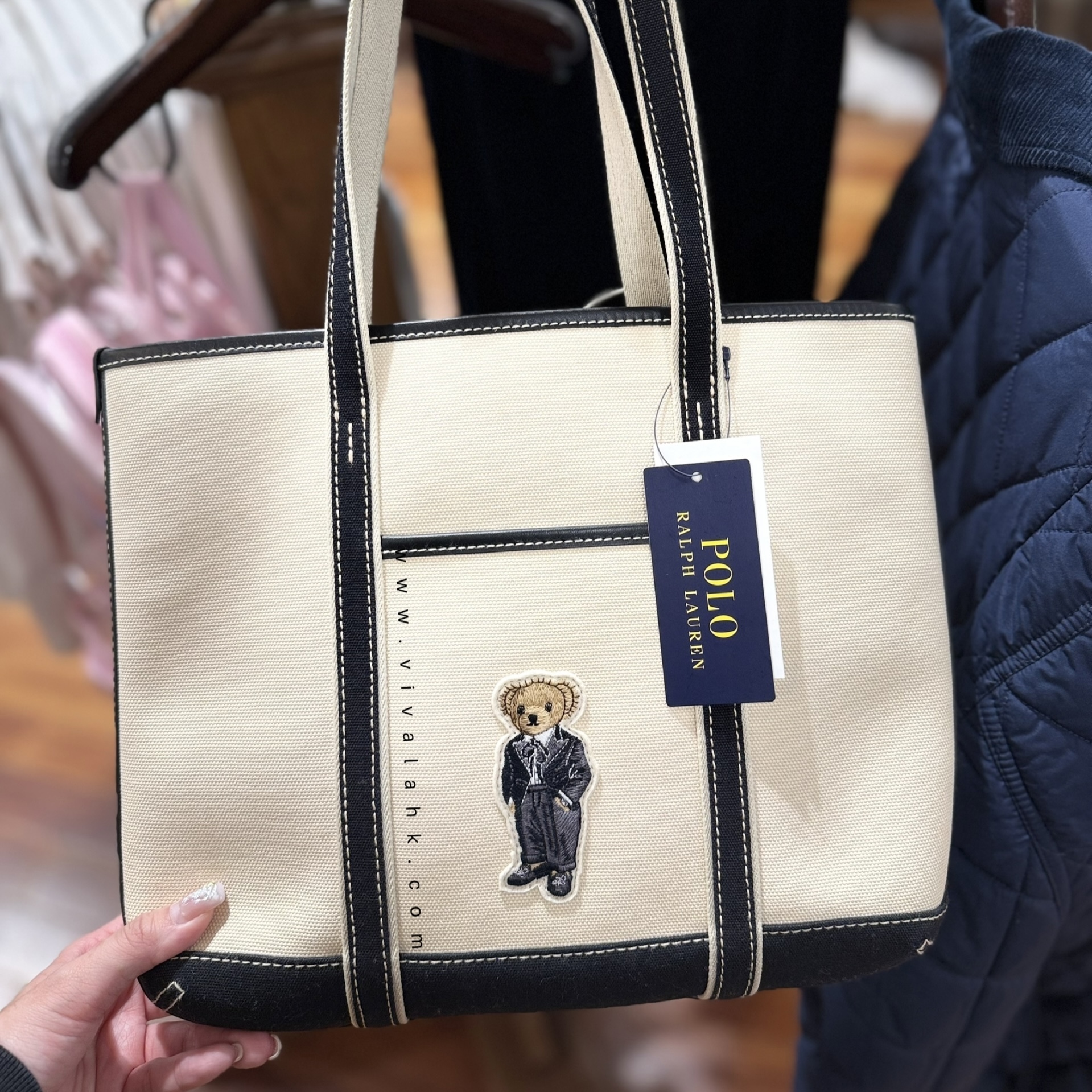 Polo Ralph Lauren - Polo 熊仔帆布 Tote (S)