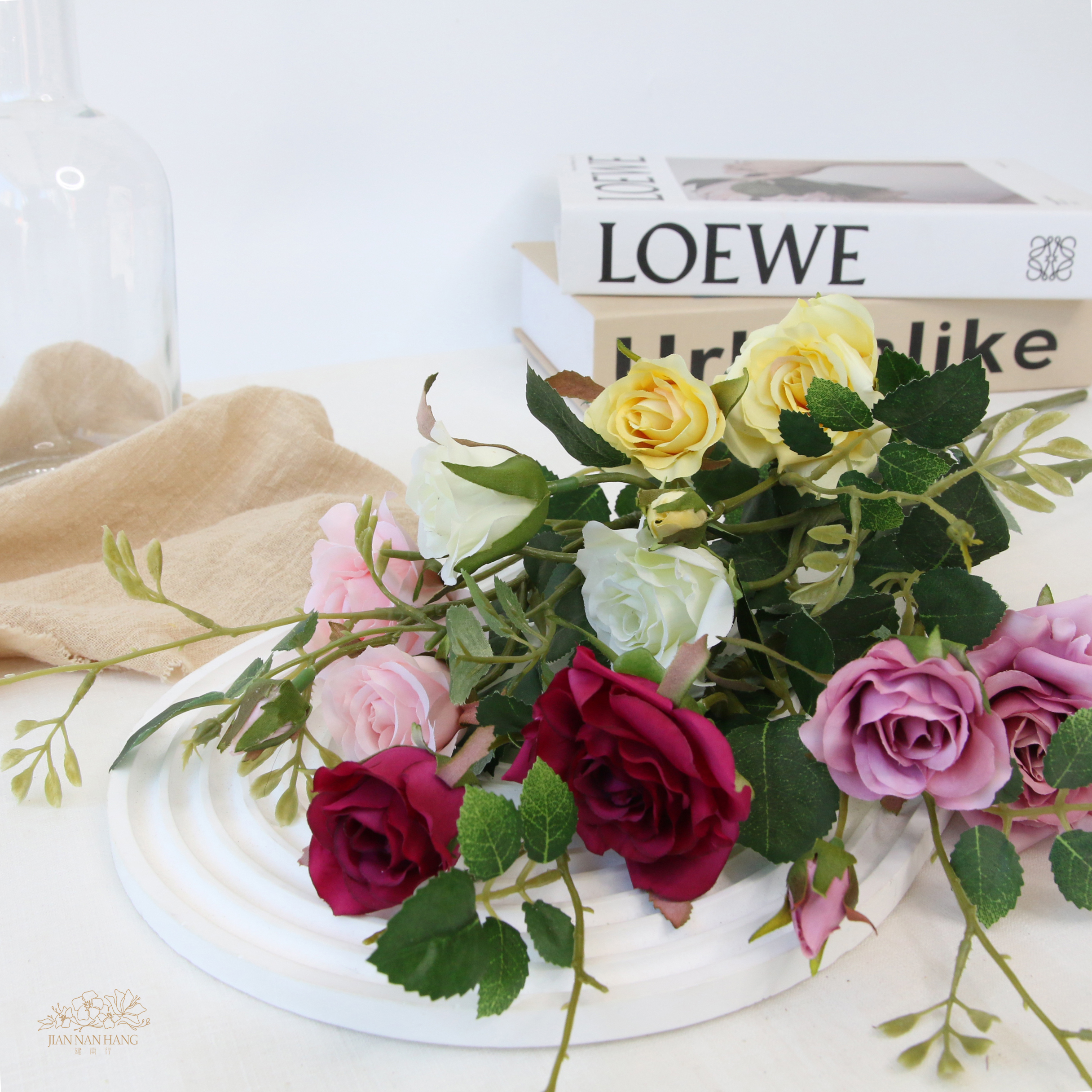 人造花 切爾西玫瑰 5色