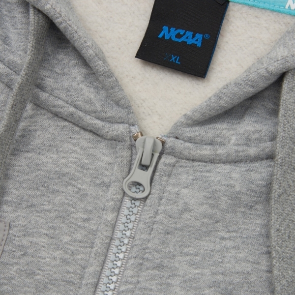 NCAA 外套 淺灰 刷毛 口袋 連帽外套 中性 7455140211