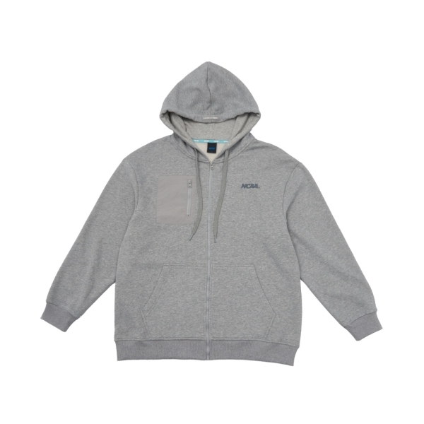 NCAA 外套 淺灰 刷毛 口袋 連帽外套 中性 7455140211